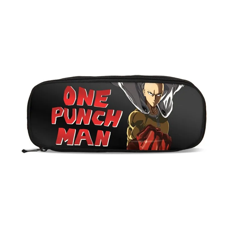 

VEEVANV Anime Cartoon One Punch Man 3D Printing Purse Pencil Bags For Girls Boys Pen Holder Pencil Pouch Kids School Bags Purse
