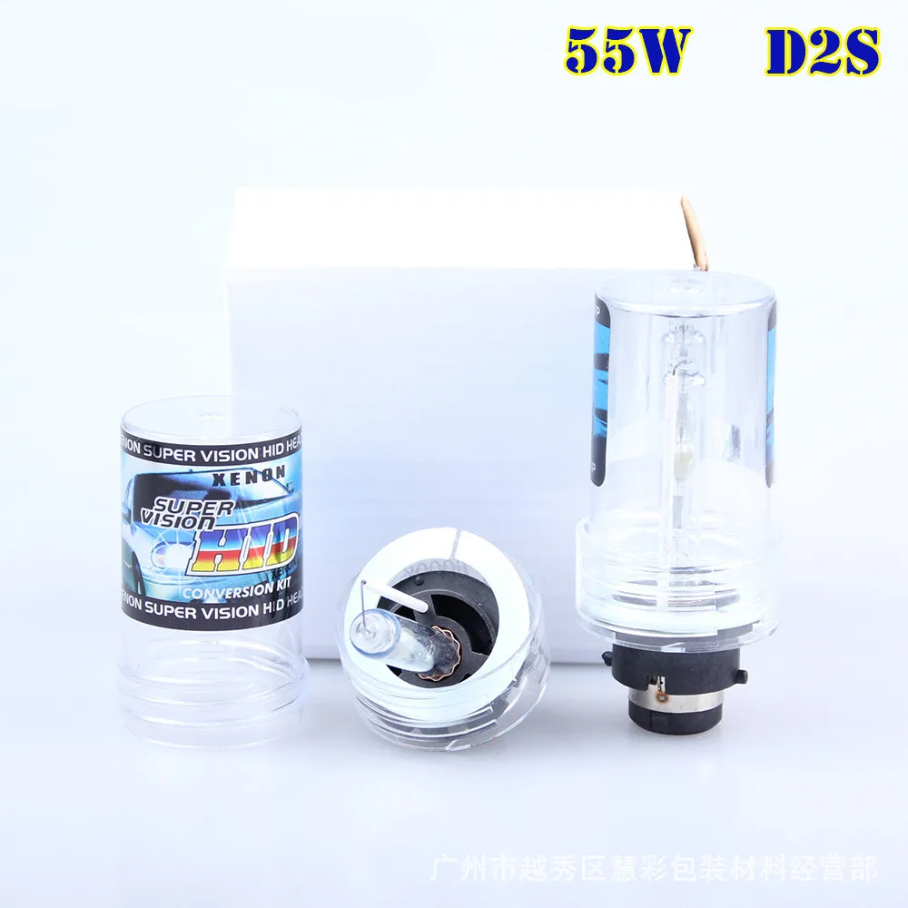 Ксеноновые HID лампы 55 Вт D2S 4300K 5000K 6000 K8000K 10000K 12000K с супер видением оригинальные