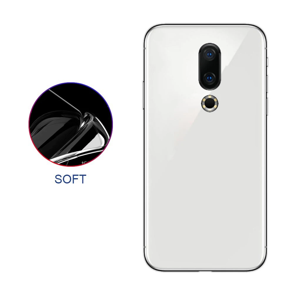 Роскошный ударопрочный Прозрачный чехол для телефона Meizu 15 чехлы из ТПУ