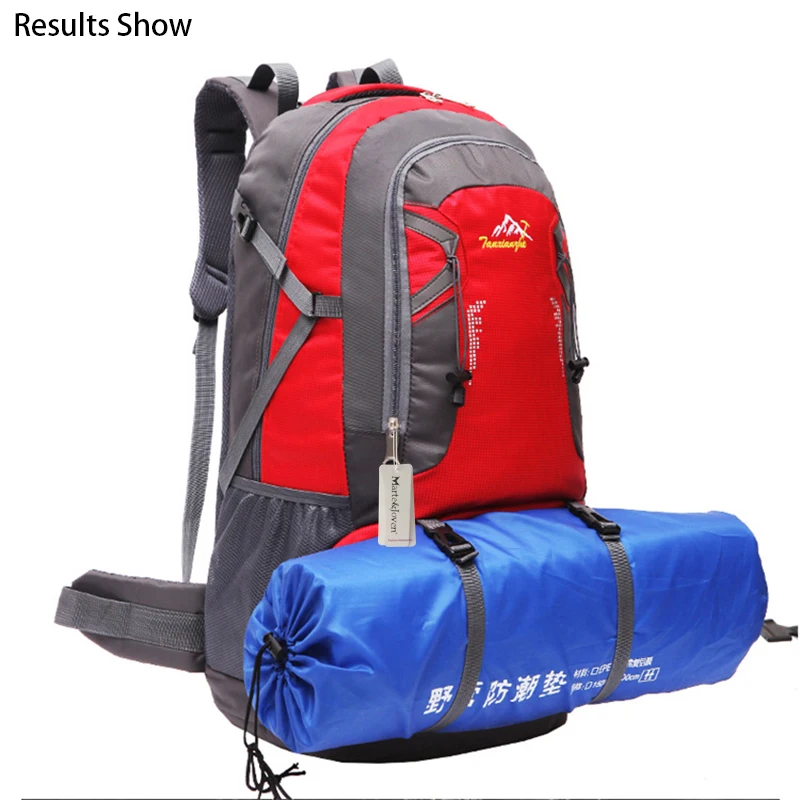 60 литров высокой емкости унисекс непромокаемые треккинговые рюкзаки брендовые