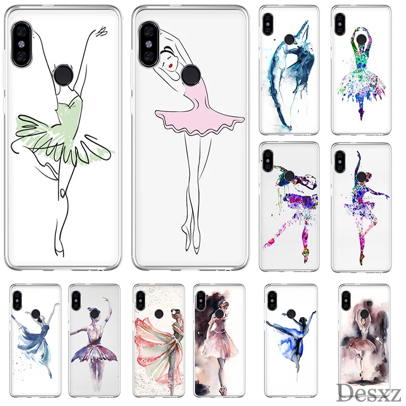 Чехол для телефона Ballerina Girl Redmi 3S 3 Pro 4 Prime 4X 4A 5 5A Plus 6 6A S2|Чехлы-накладки| |