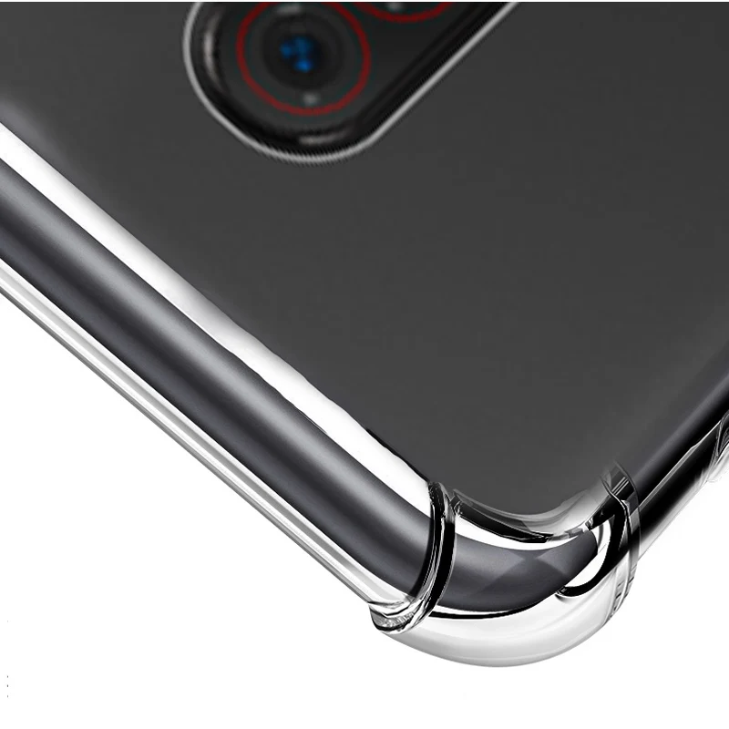 Чехол для Xiaomi Mi Pocophone F1 мягкий прозрачный чехол из ТПУ с подушкой безопасности