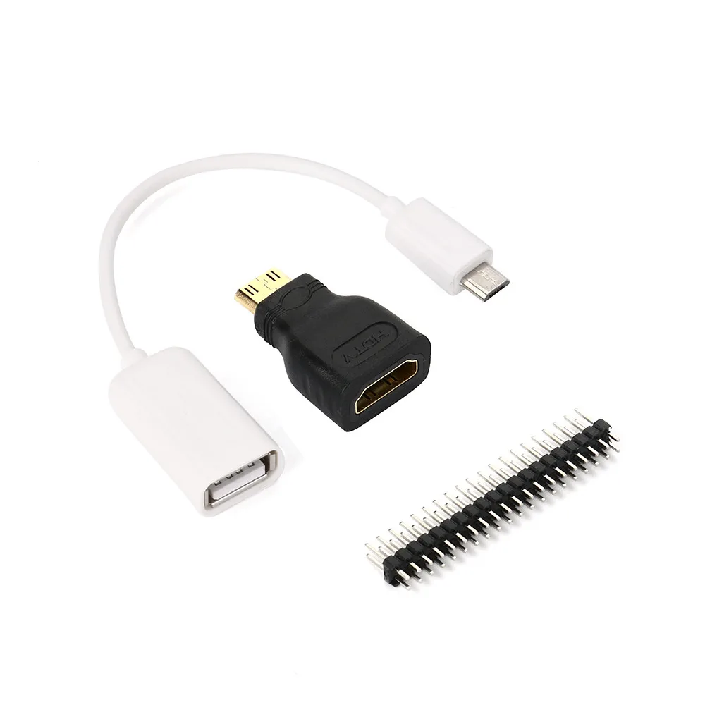 USB кабель для Raspberry Pi Zero Mini-HDMI Male To HDMI Female+ Micro USB To USB+ Male GPIO Прямая поставка l1031#2