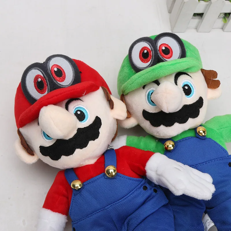 8 шт./компл. 25 см Супер Марио Bros Марио Луиджи персик каппи свадебное платье костюм жениха Марио плюшевые игрушки куклы