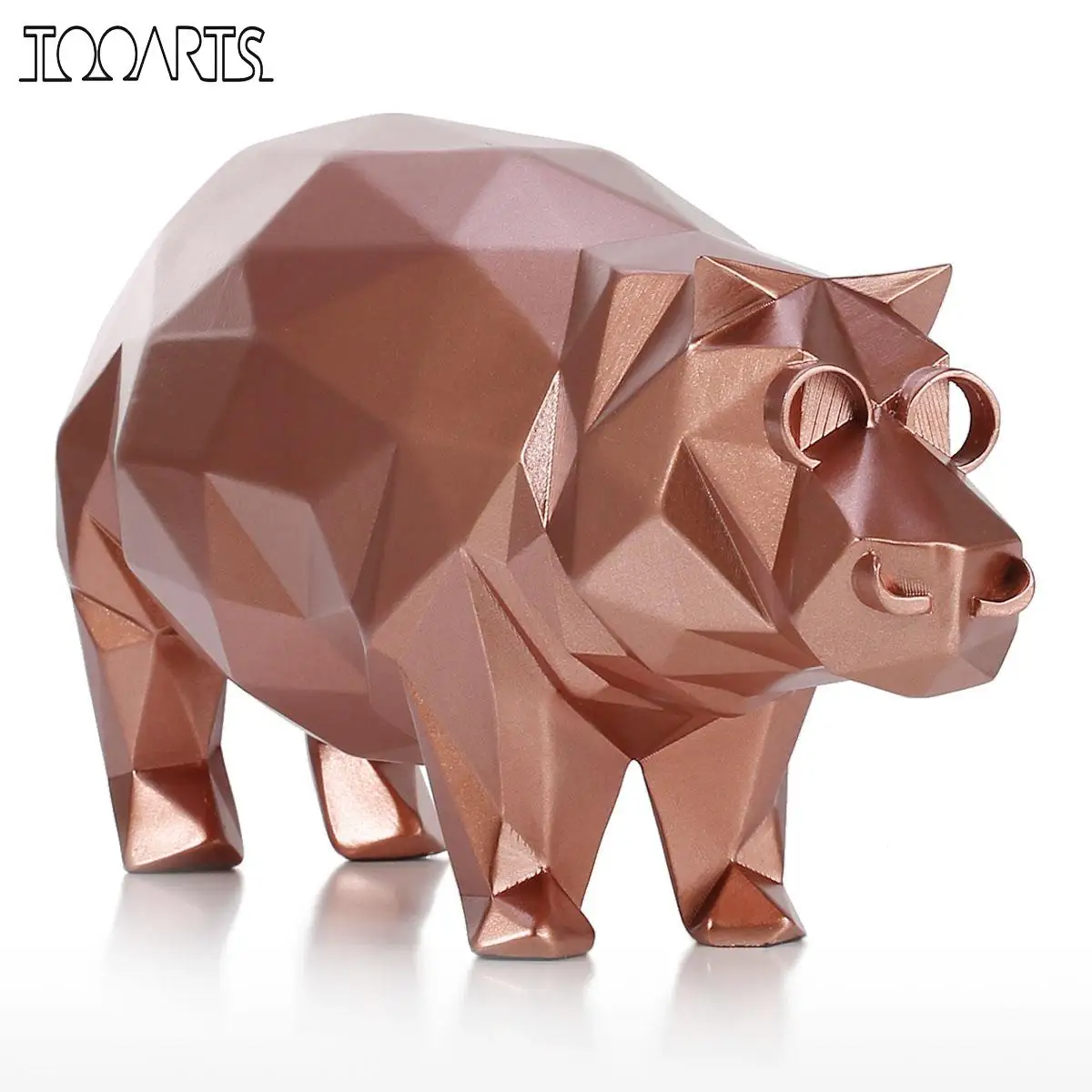 Tooarts Tomfeel Hippo современная скульптура из смолы абстрактная Статуэтка Животного