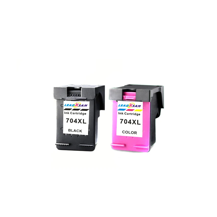 Чернильный картридж LEADKSAM 704 совместимый с hp704 704XL для принтера 2010 2060|ink cartridge|hp