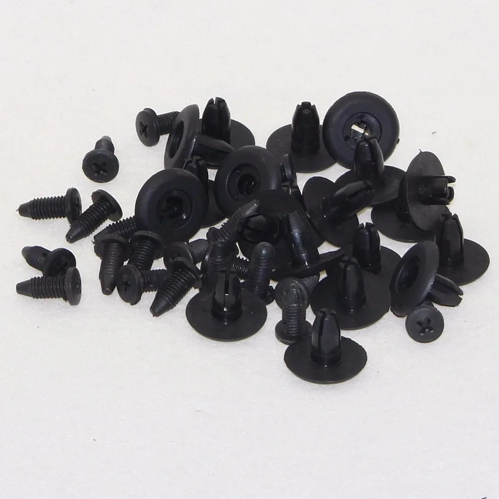 

20pcs Car styling buckle clip Screw mandrel For Opel Astra H G J Insignia Mokka Avensis Rav4 Ford Focus 2 3 Fiesta Mondeo