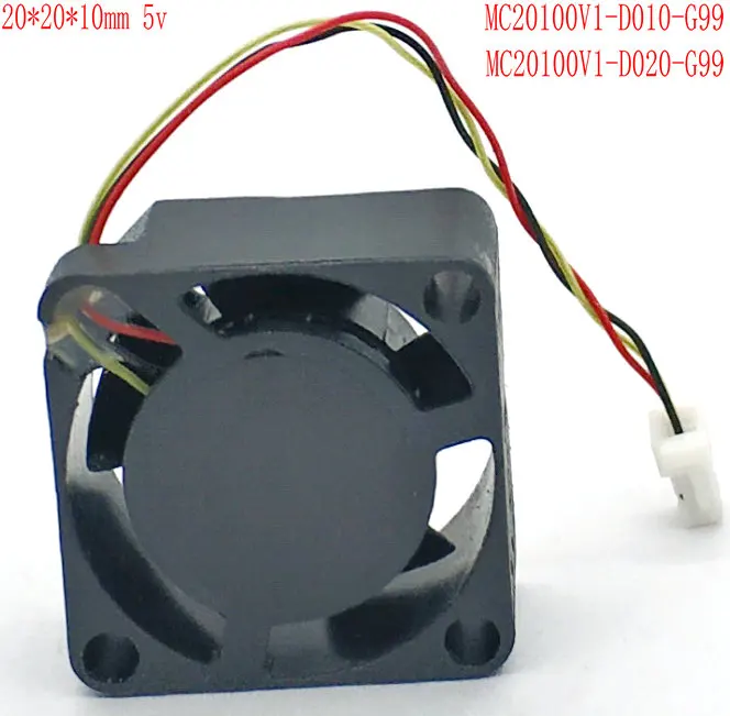Hzdo MC20100V2-D020-G99 2010 12v 0,78 w охлаждающий вентилятор, 3 провода, 20*20*10 мм