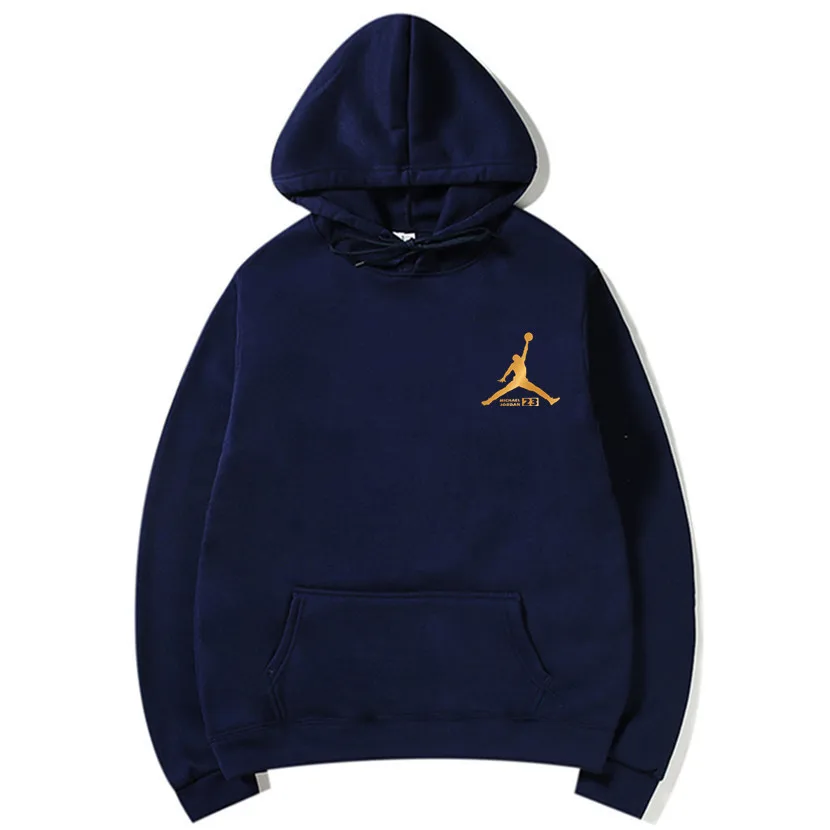 JORDAN 23 Модные Цветные Hooides Мужская плотная одежда зимние толстовки мужские хип хоп