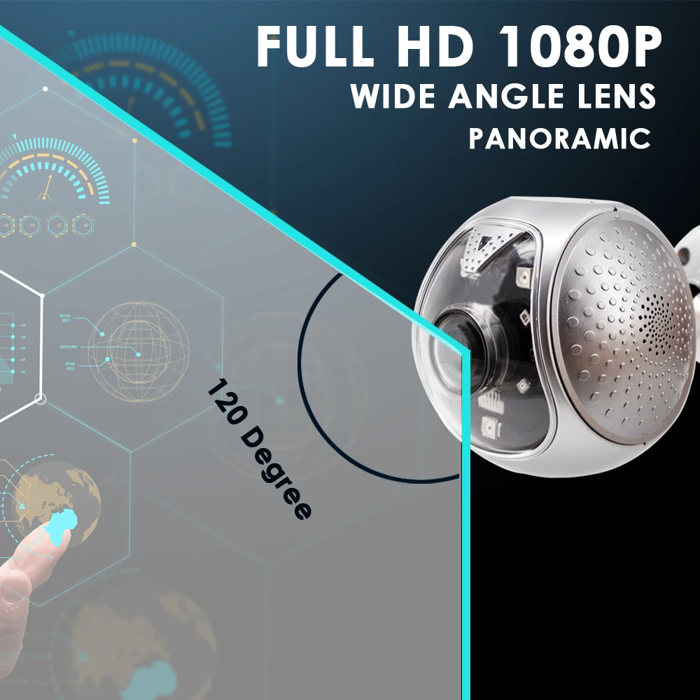 Камера Наружного видеонаблюдения CTVMAN 1080P Wi Fi 2 МП объектив 1 44 мм|Камеры