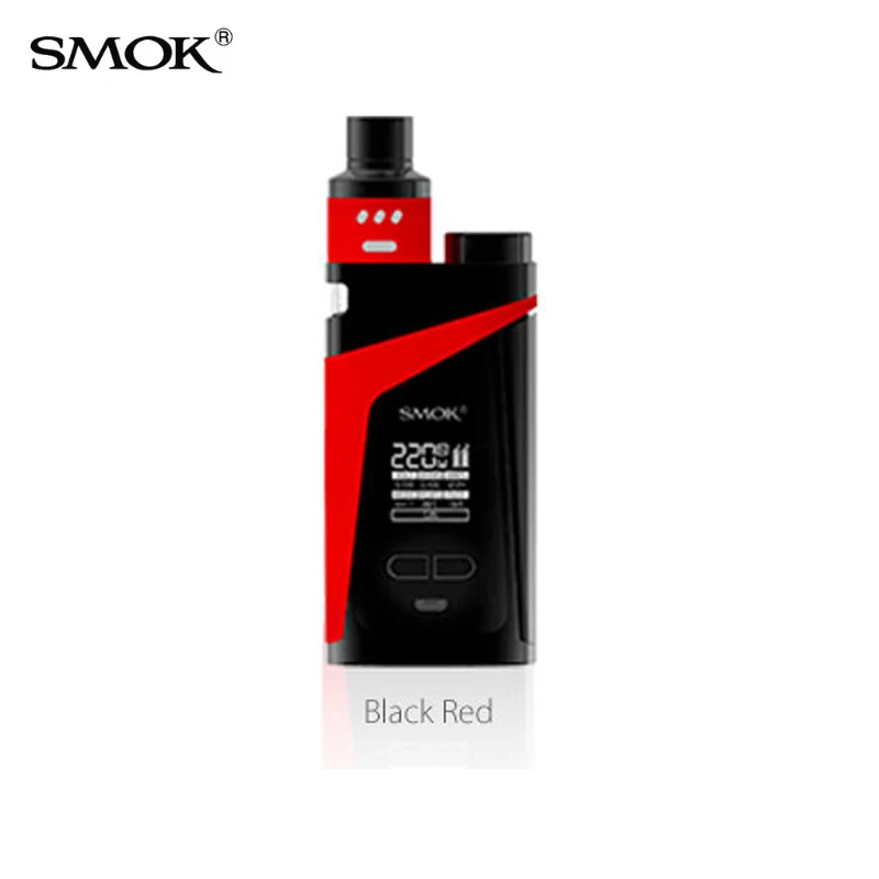 100% Оригинальные SMOK электронных сигарет SKYHOOK rdta Box Mod Kit Двойной аккумулятор