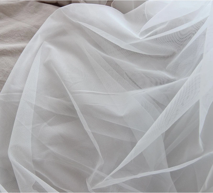 Белое кружево DIY свадебное украшение из ткани сетчатые тканевые шторы для