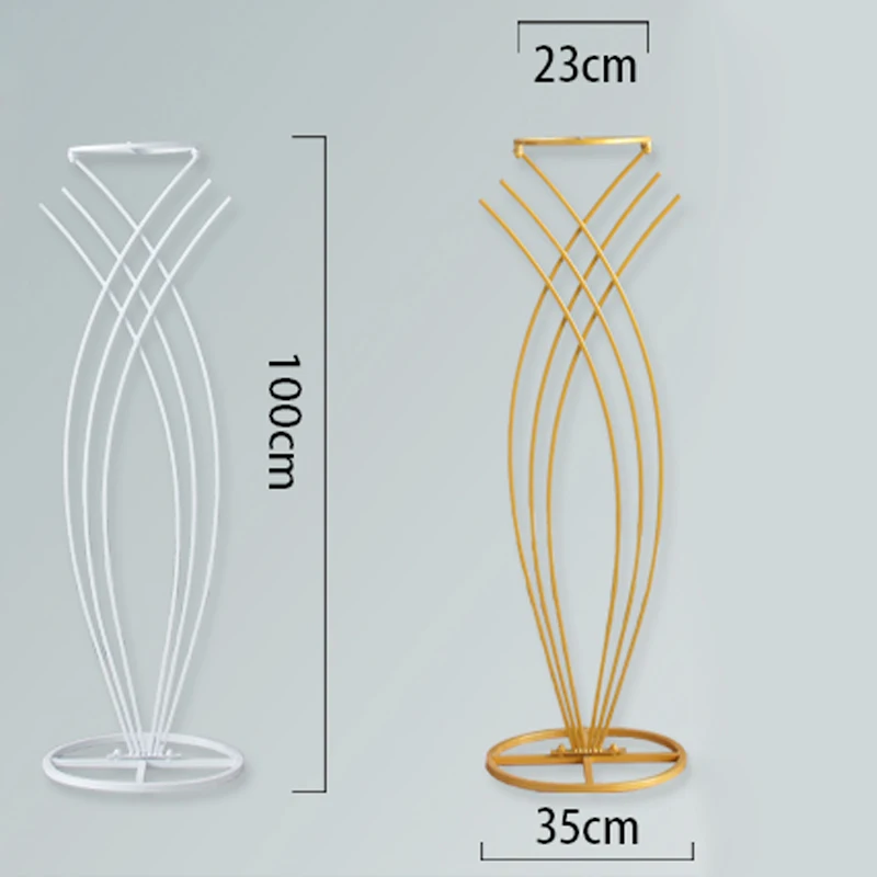 2 шт./лот вазы для цветов настольная металлическая ваза держатель высушенных