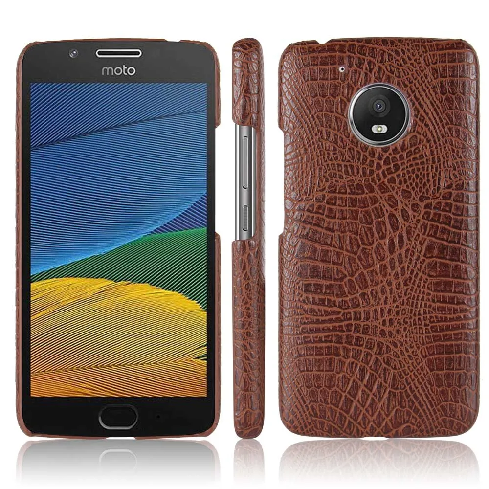 Чехол из крокодиловой кожи для Motorola Moto G5/G5 plus XT1685 XT1672 XT1670 XT1671 XT1675 Cedric|case for motorola|leather