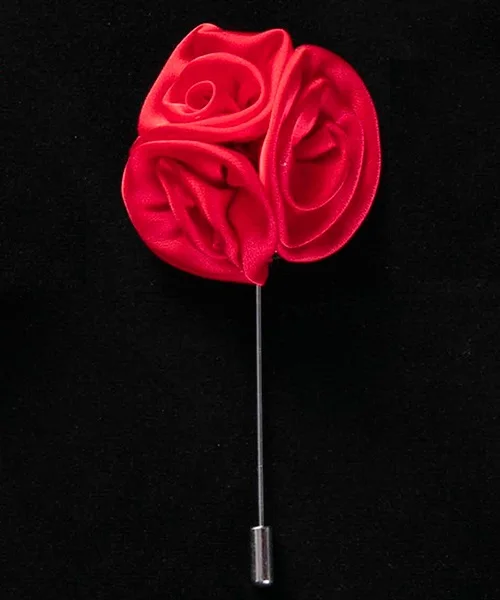 No.8 lapel pin Портной Смит Броши в форме цветка розы ручной работы ткань нагрудные булавки медь длинные иглы булавки модный костюм аксессуар булавка для мужчин - Окраска металла: No.8 lapel pin