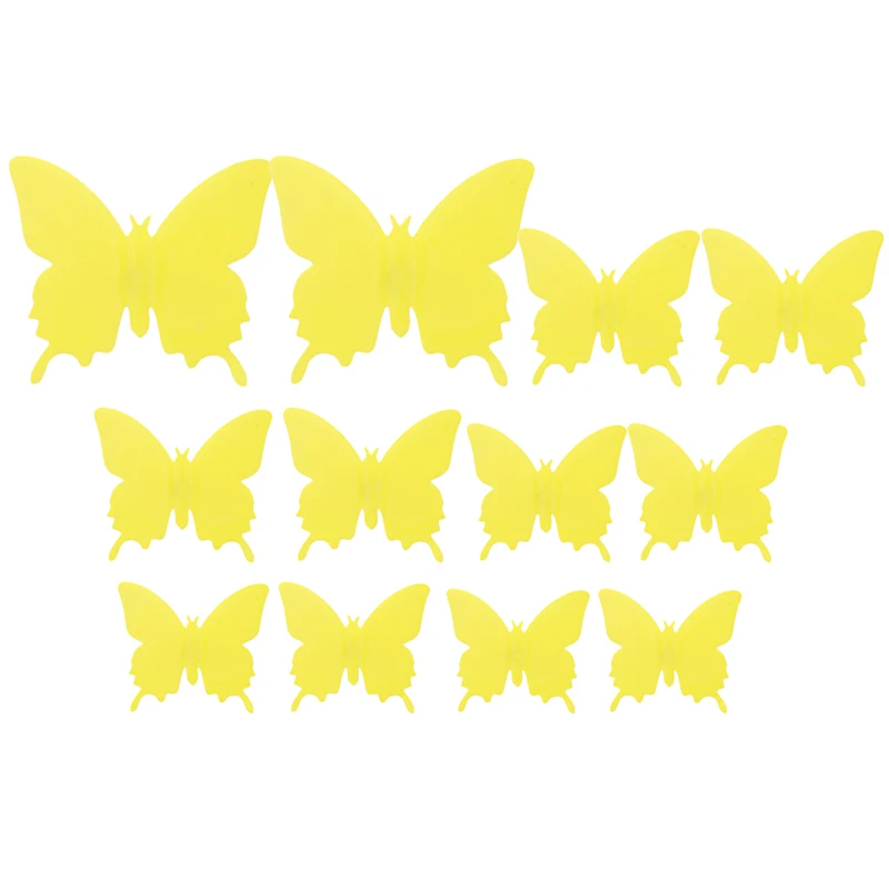 12Pcs Chic 3D Butterfly Decals Wall Sticker Butterflies Decor Art DIY Home | Дом и сад