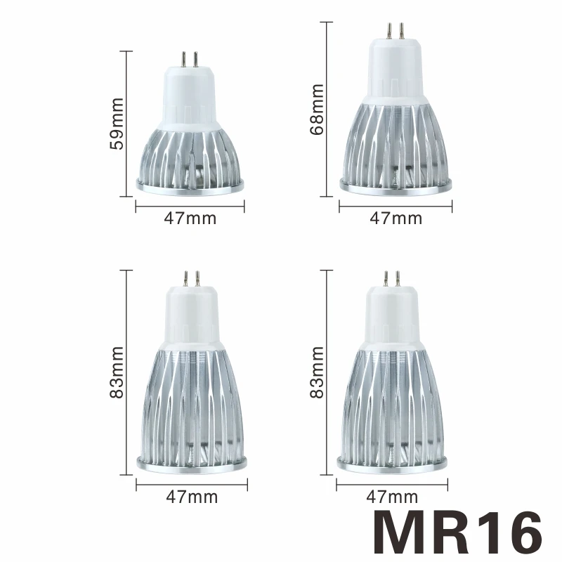 MR16 E27 MR16 GU5.3 GU10 лампада Светодиодный лампа 3W 5W 7W 10W 110V 220V Bombillas светодиодный светильник 85-265V COB Точечный светильник Lampara точечный светильник - Испускаемый цвет: MR16