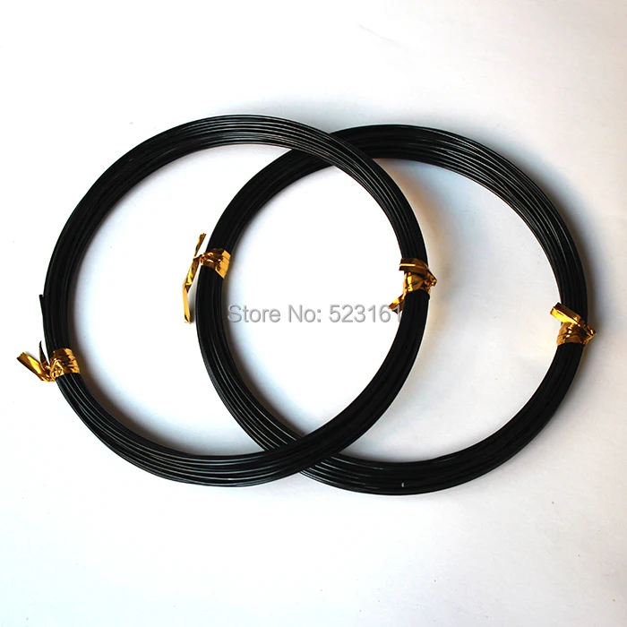 1 мм или 18 калибра черный покрытием Алюминиевые проводы катушки 10 м/roll 11yd Мягкий DIY