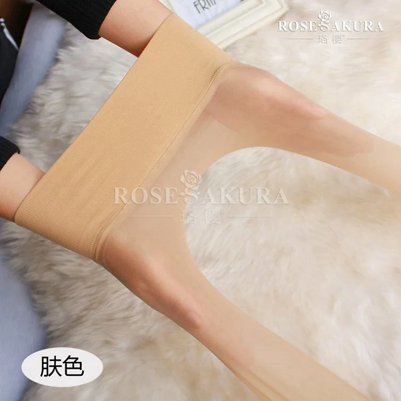 8D бесшовные колготки с высокой талией бархатные Бесшовные прозрачные чулки