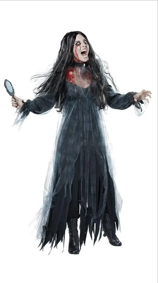 Halloween new ghost bride zombie costume masquerade role-playing clothing vampire demon | Тематическая одежда и униформа