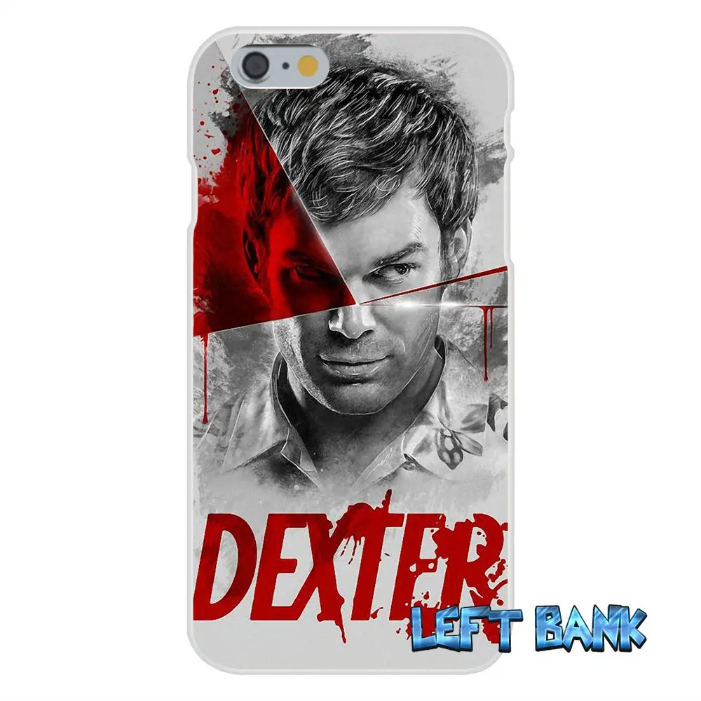 Мягкий силиконовый прозрачный чехол из ТПУ для Samsung Galaxy Note 3 4 5 S4 S5 MINI S6 S7 edge Dexter Morgan