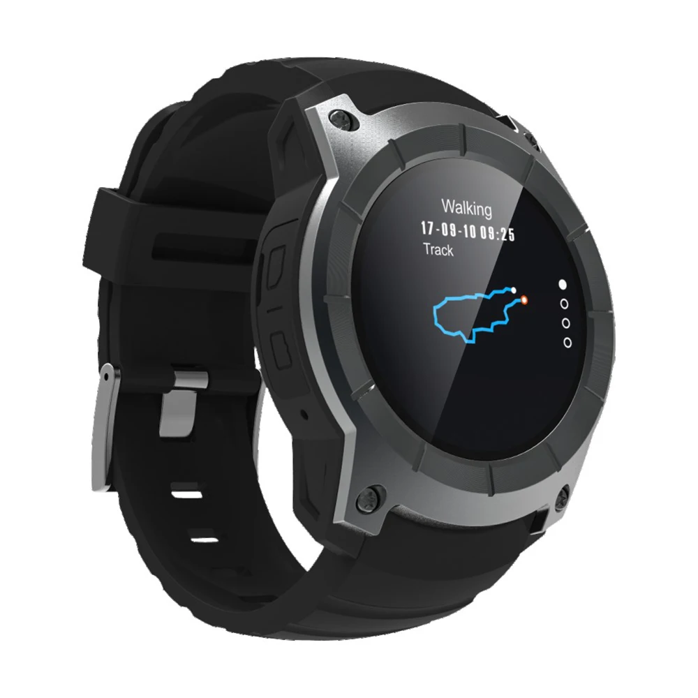Accewit S958 GPS круглый SmartWatch телефон Heart Rate Мониторы Смарт часы Шагомер 1.3 дюймов