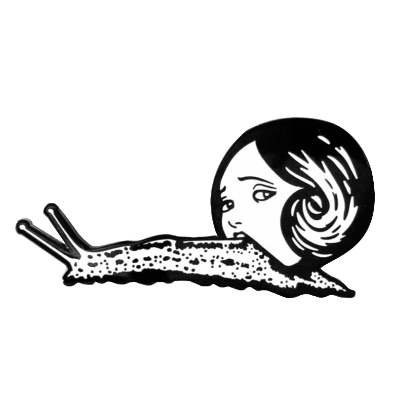 Эмалированная шпилька Junji Ito Slug Girl | Дом и сад