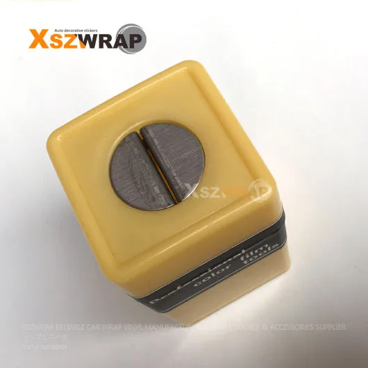 7*4 3*4 3 см ящик для хранения лезвий Безопасный инструмент обертывания автомобиля -