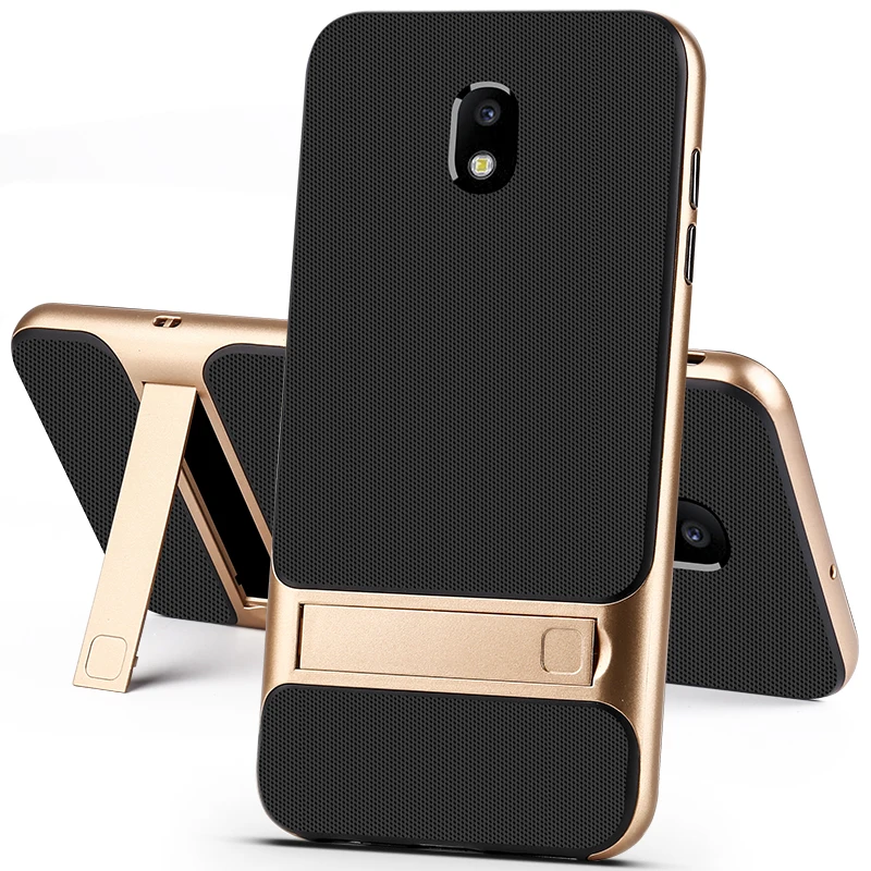 Чехлы для телефонов Samsung Galaxy J7 2018 задняя крышка 3D подставка гибридные 360 сумки