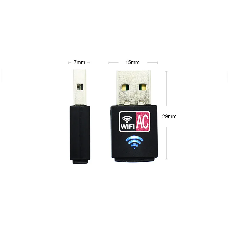 AC600M Двухдиапазонная USB беспроводная сетевая карта 5G mini 2 4G внешний wifi приемный