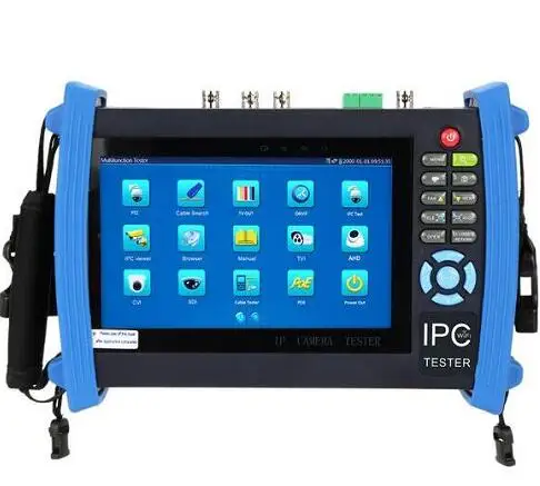 IPC8600 7 дюймов сенсорный экран WI FI IP + аналоговый HD коаксиальный тестер TVI CVI AHD SDI Tetser