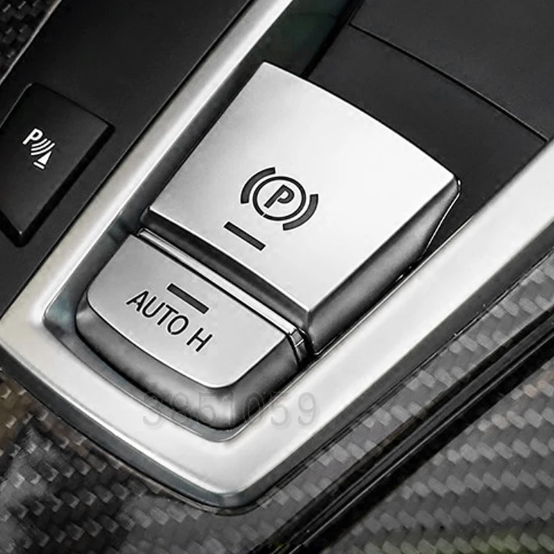 

Декоративные автомобильные наклейки высокого качества ABS ручной тормоз Авто H Кнопка Крышка отделка наклейки для BMW 5 6 7 серии X3 X4 X5 X6 F10 F15