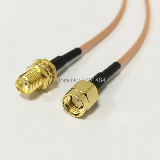 НОВЫЙ SMA женский Джек переключатель RP-SMA штекер RG316 15 см 6 &quotдля WIFI антенны |