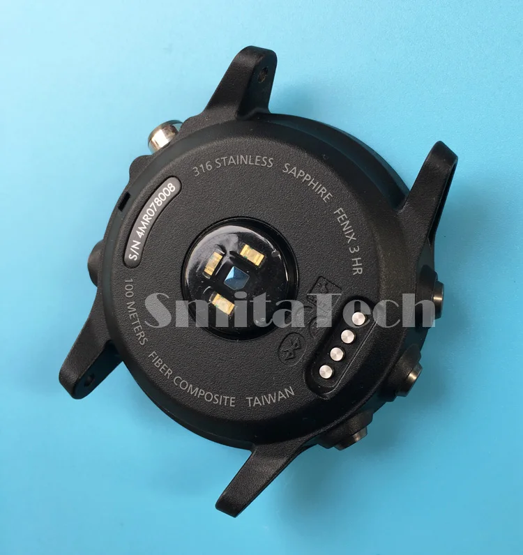 back cover case Для Garmin Fenix 3 ЖК-дисплей со стеклянным экраном сапфир мульти-Спорт Обучение gps часы Передняя крышка Рамка Замена панели - Цвет: back cover case