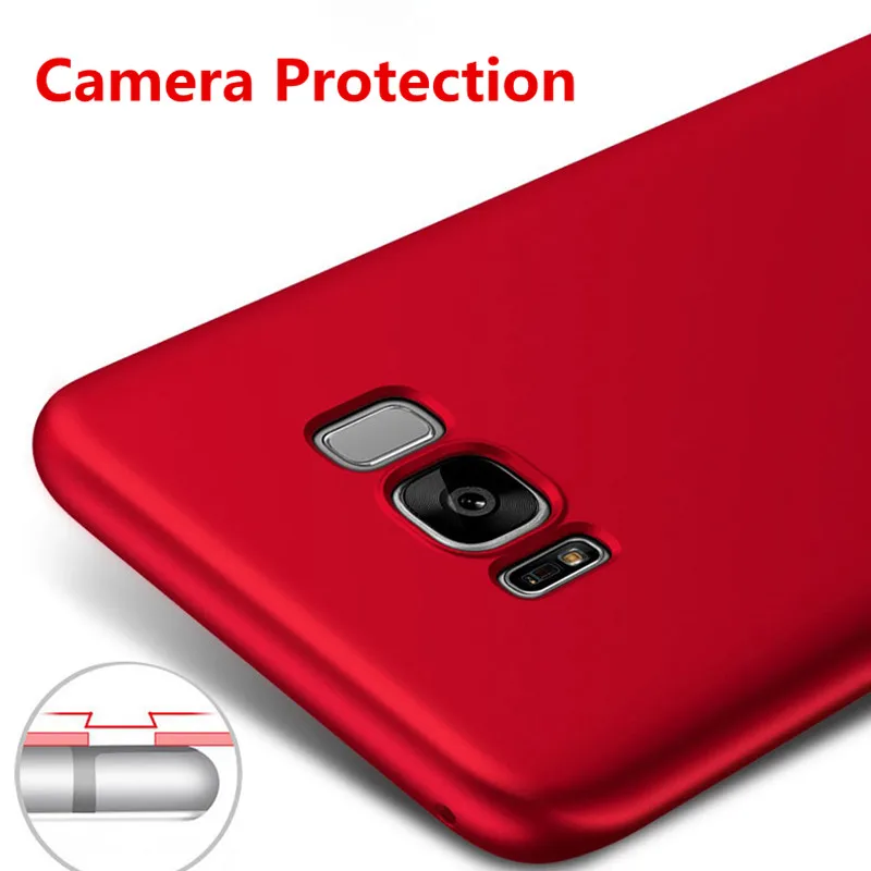 Для samsung S8 чехол galaxy s8 plus жесткий защитный черный capas MOFi оригинальный задняя