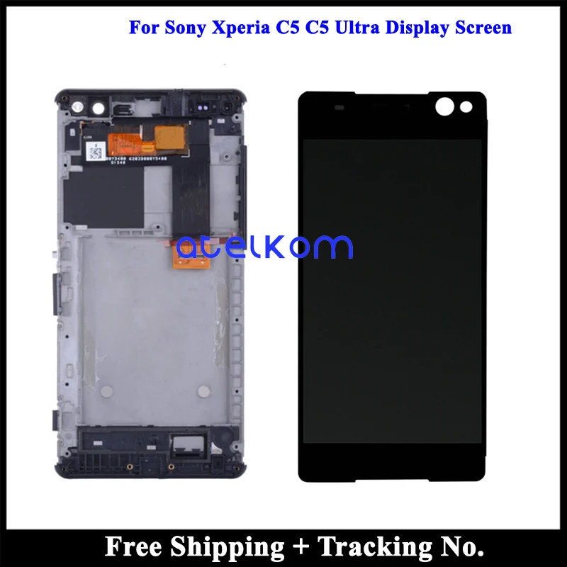 Фото 100% протестированный класс AAA 6,0 'для Sony Xperia C5 ЖК-дисплей для Sony Xperia C5 Ultra E5506 экран сенсорный дигитайзер сборка №1
