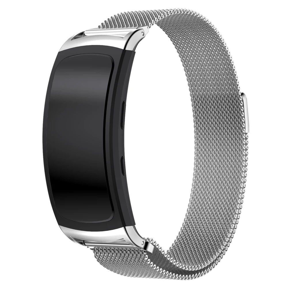 Браслет из нержавеющей стали магнитный ремешок для Samsung Gear Fit 2 Fit2 Pro SM R360 замена
