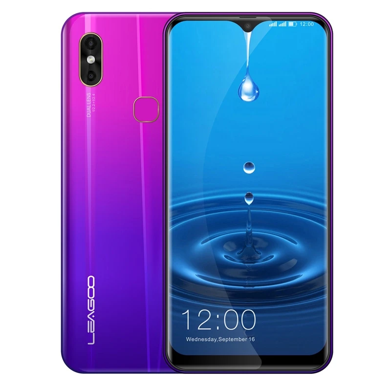 Twilight Мобильный телефон Leagoo M13 Android 9,0, 4G LTE, 4 ГБ, 32 ГБ, 6,088 дюйма, 3000 мА/ч, OTG, Распознавание отпечатков пальцев, разблокировка 5G 2,4, wifi, смартфон - Цвет: Twilight
