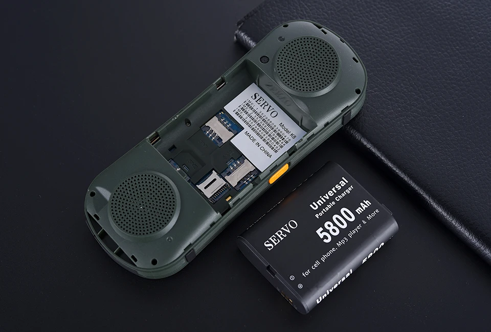 SERVO K8 портативная sim карта двойной динамик мобильный телефон с Bluetooth беспроводной