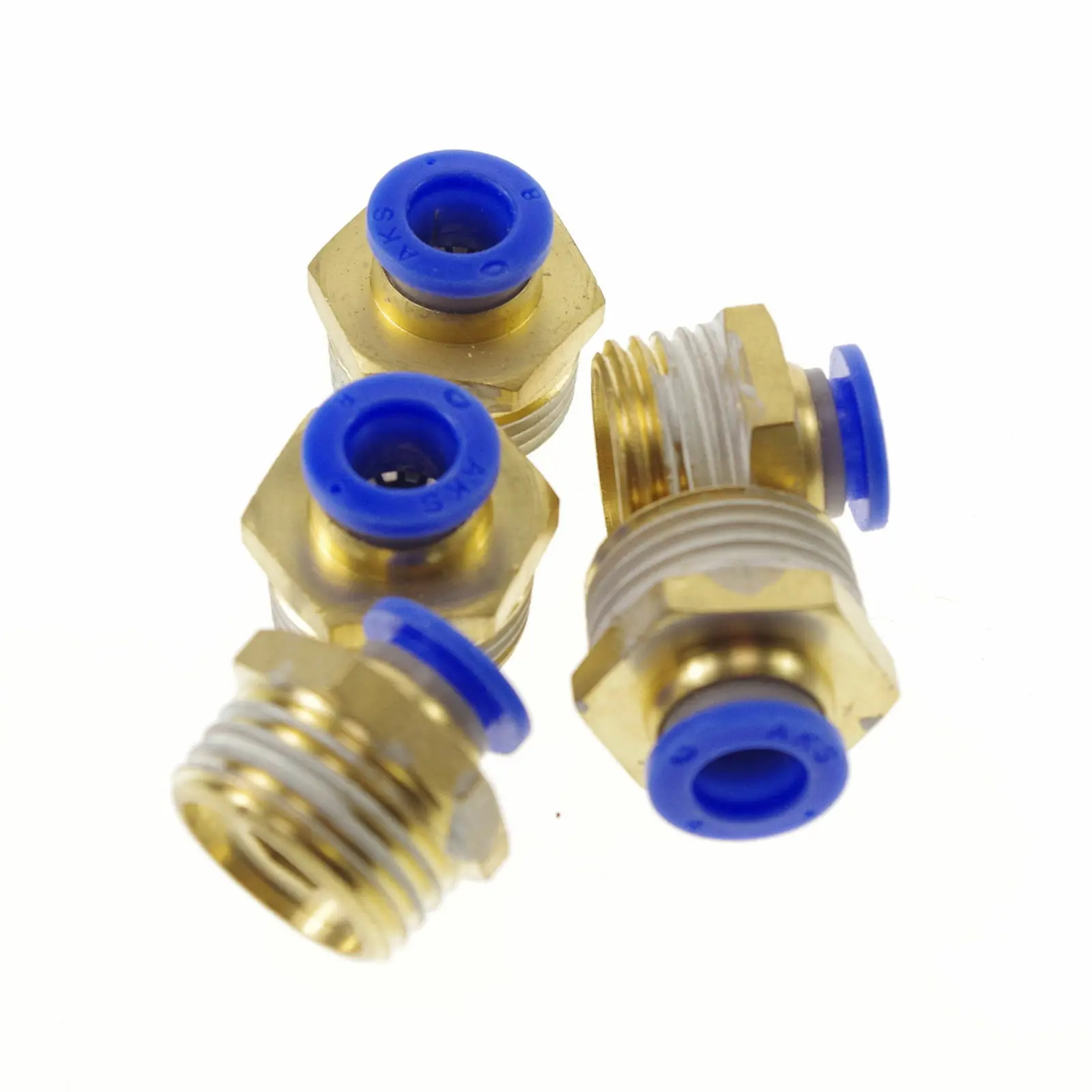 LOT5 1/8 &quot1/4&quot 3/8 &quot1/2&quot Папа BSP для установки в трубку O/D 4/6/8/10/12 мм пневматический