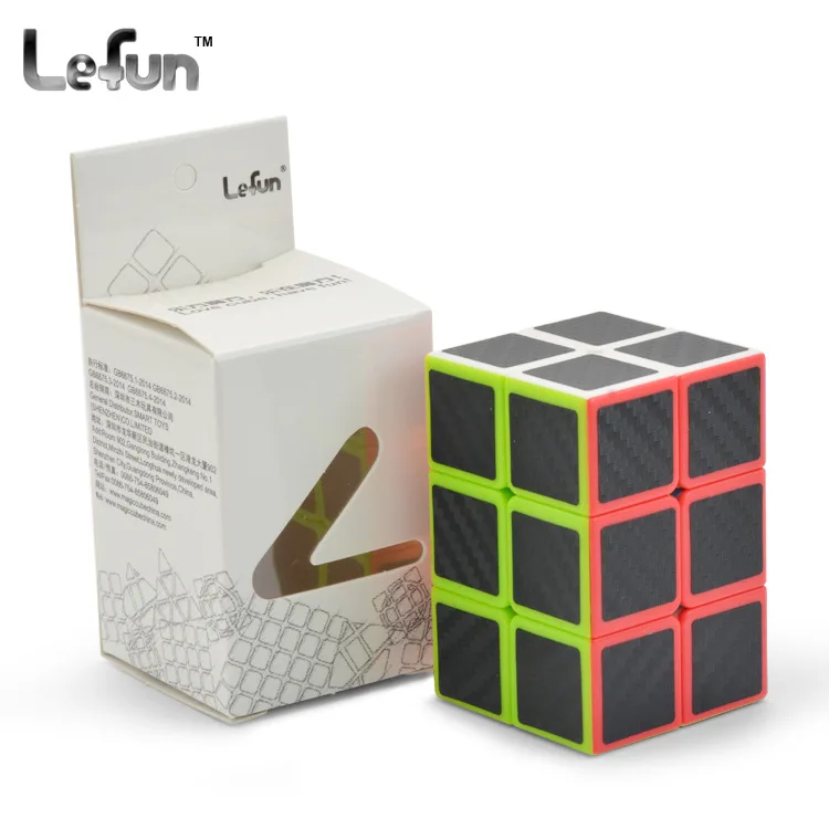 Mofangge Fanxin Zcube Lefun углерод 2x2x3 волшебный куб 223 белые/черные наклейки Кубики-головоломки детские образовательные забавные игрушки