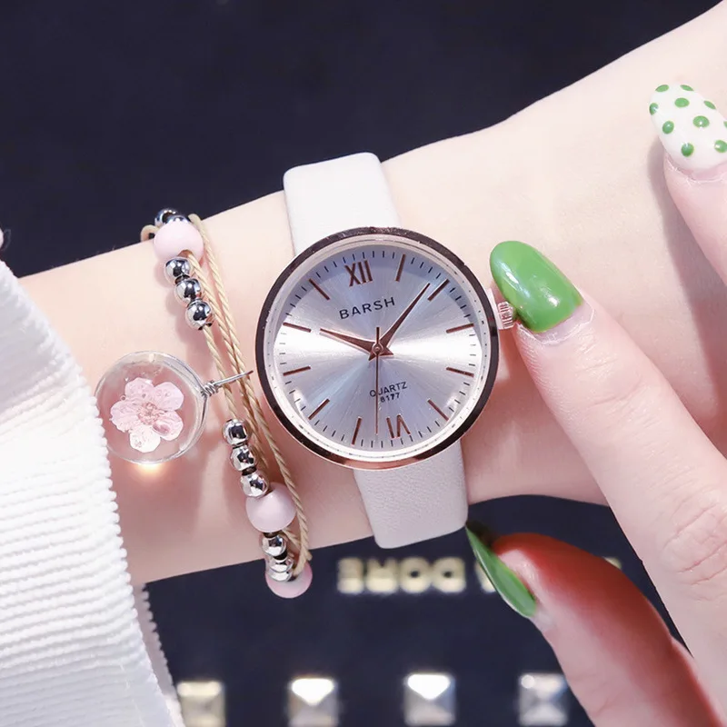 Роскошные 2019 Для женщин Серебряные часы Мода Повседневное с украшением в виде