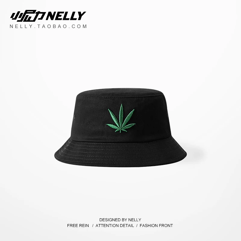 NELLY 2019 Лето конопляная вышивка хип хоп Рыбацкая шляпа Повседневная Панама