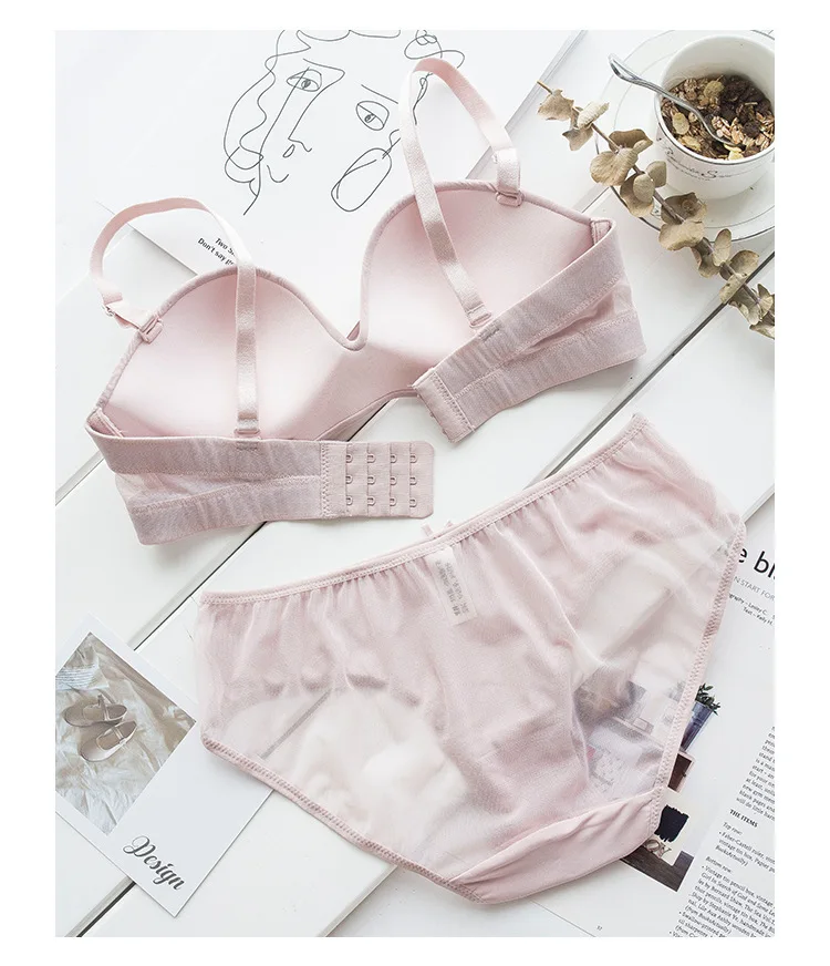 Roseheart женское модное сексуальное белье цельный бюстгальтер без косточек хлопковые трусики пуш-ап беспроводной невидимый бюстгальтер наборы женское нижнее белье