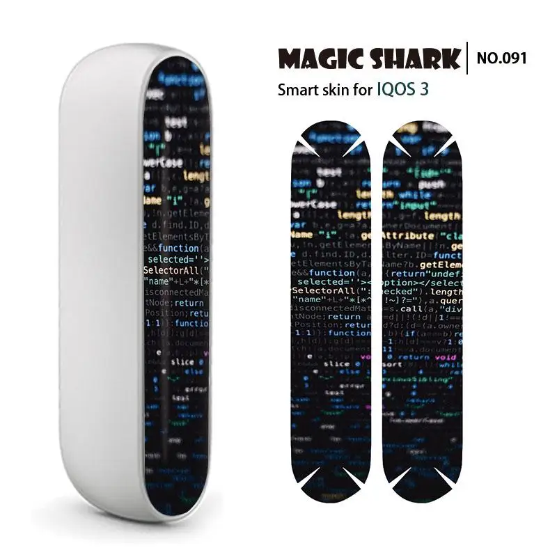 Magic Shark Skeleton Popeye Merry Christmas Batman Tiger Code Skull 2.5D Case Cover Wrap Sticker for IQOS 3 3.0 085-100 | Мобильные