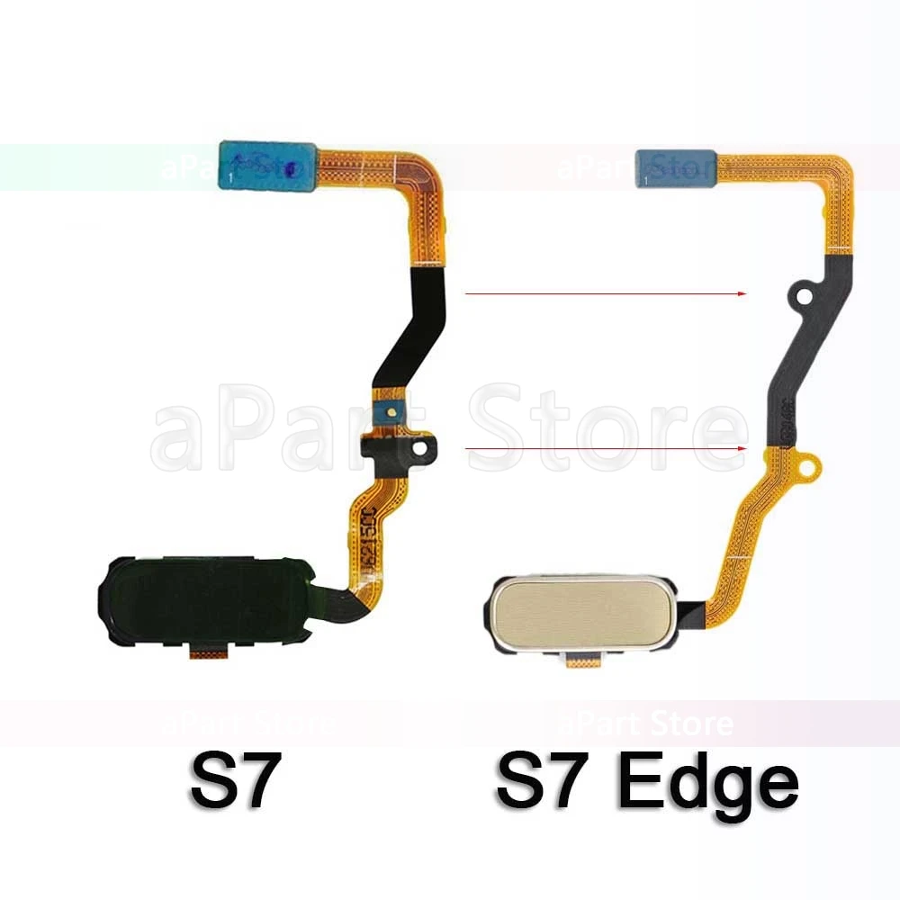 Домашняя кнопка Flex для Samsung Galaxy S7 Edge G935F G930F домашний датчик отпечатков пальцев
