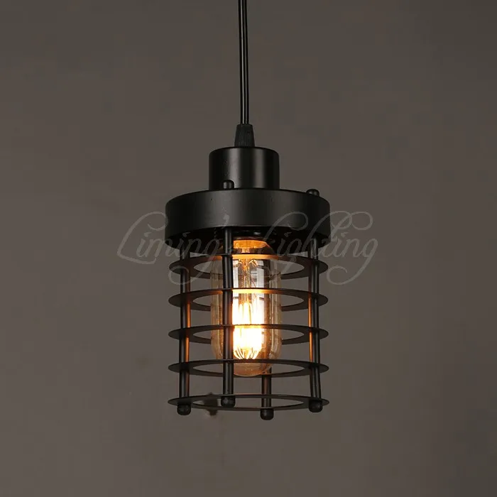 Современный винтажный регулируемый металлический подвесной светильник в стиле