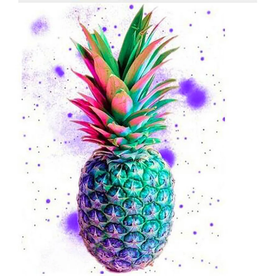 Ананас DIY алмазная живопись цветы фрукты овощи Кухня Алмазная вышивка картина