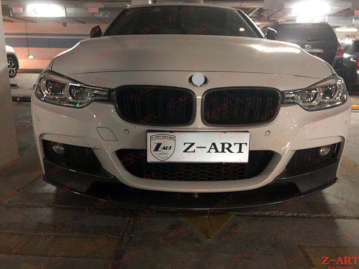 Z ART производительность углеродное волокно передняя губа ДЛЯ BMW F30 3 серии 2013 2018 M