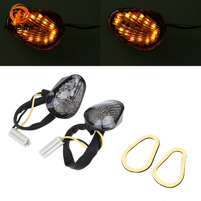 Указатели поворота POSSBAY для мотоцикла Yamaha YZF R1 R6 R6S светодиодный индикатор кафе Racer